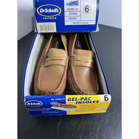 Dr. Scholl's Shoes - Dr Scholl’s Women Casual Brown Footwear Nickel12 Size 6 Genuine Leather